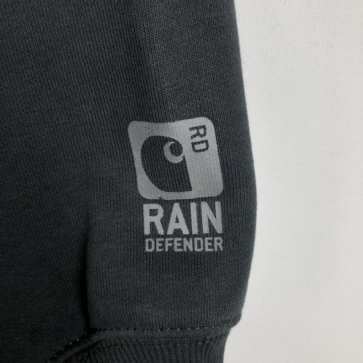 Carhartt ORIGINAL FIT Sweat Full Zip Hoodie, Men's L size cotton black type Vintage Second Hand