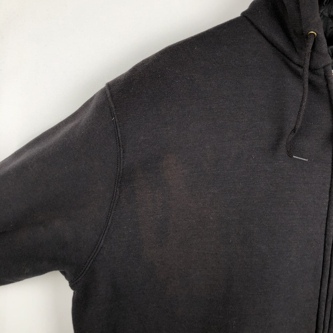 Carhartt Sweat Full Zip Hoodie Men's XL cotton black type Vintage Second Hand