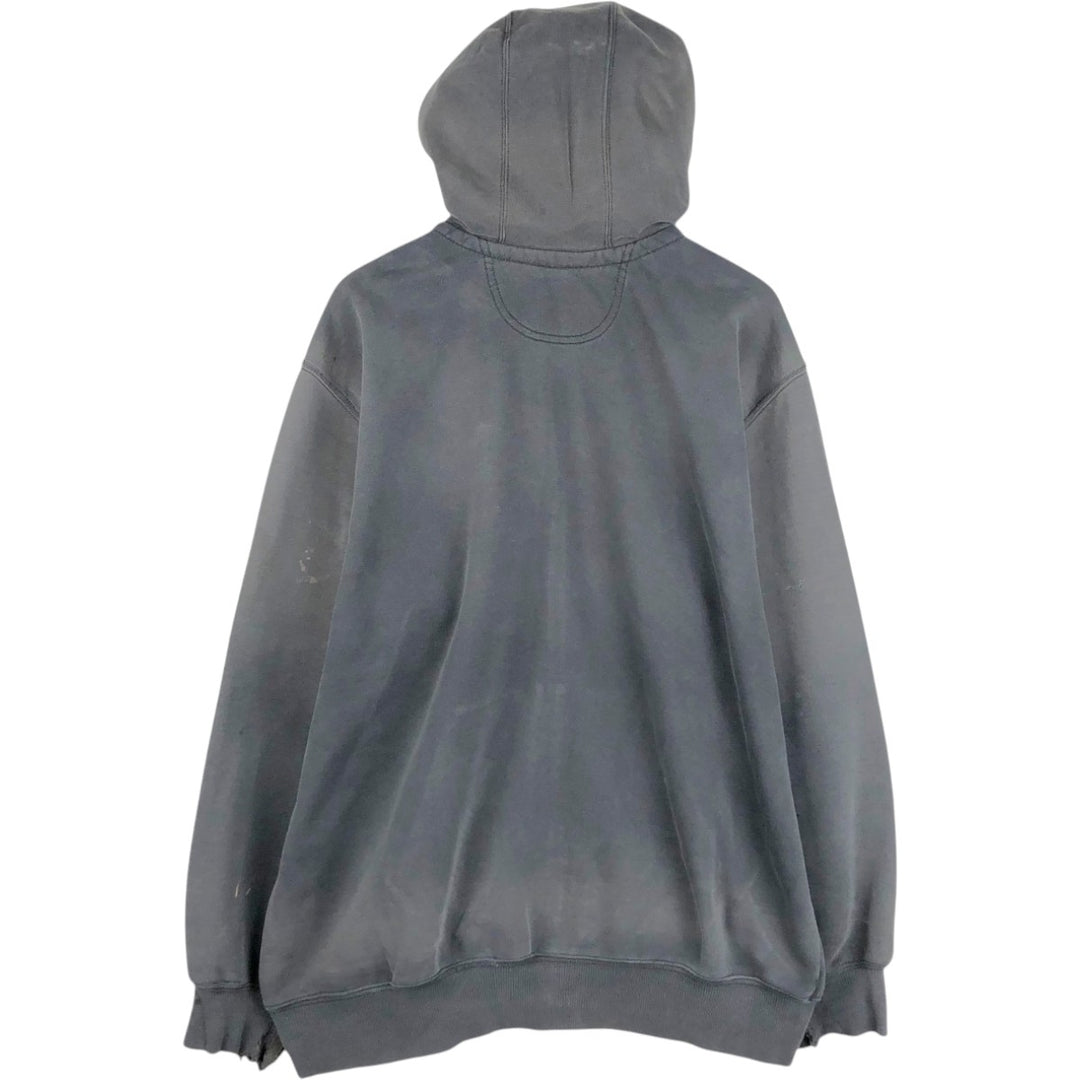Carhartt ORIGINAL FIT Sweat Full Zip Hoodie Men's XL cotton Charcoal Vintage Second Hand