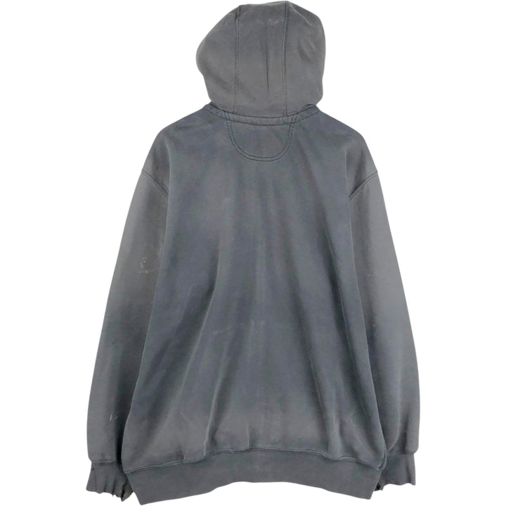 Carhartt ORIGINAL FIT Sweat Full Zip Hoodie Men's XL cotton Charcoal Vintage Second Hand