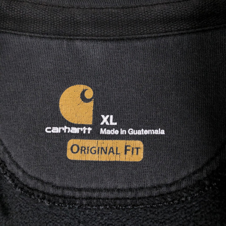 Carhartt ORIGINAL FIT Sweat Full Zip Hoodie Men's XL cotton Charcoal Vintage Second Hand