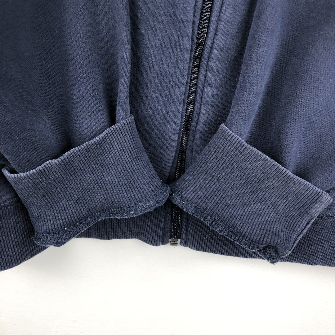 Nike Sweat Full Zip Hoodie Men's XL cotton black type Vintage Second Hand