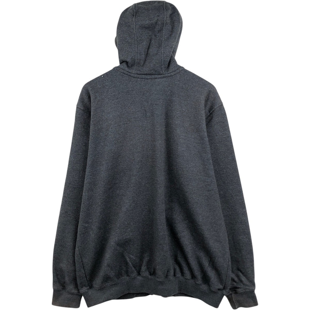 Carhartt Loose Fit Sweat Full Zip Hoodie, Men's L size cotton gray type Vintage Second Hand