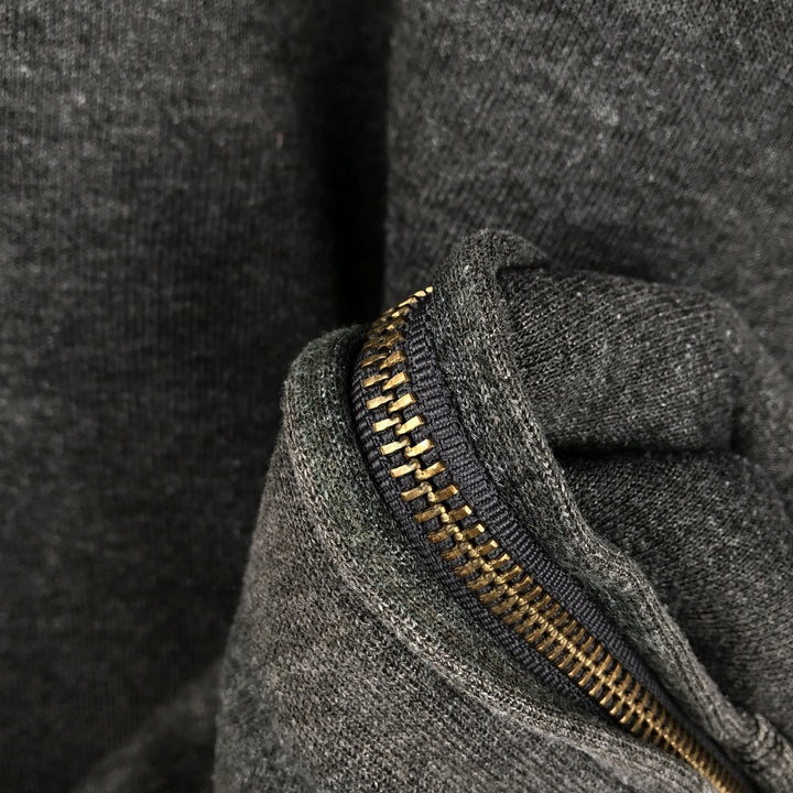 Carhartt Loose Fit Sweat Full Zip Hoodie, Men's L size cotton gray type Vintage Second Hand
