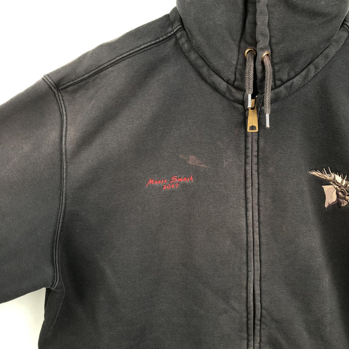 Carhartt ORIGINAL FIT Sweat Full-Zip Hoodie, Men's Size L (Equivalent) cotton black type Vintage Second Hand
