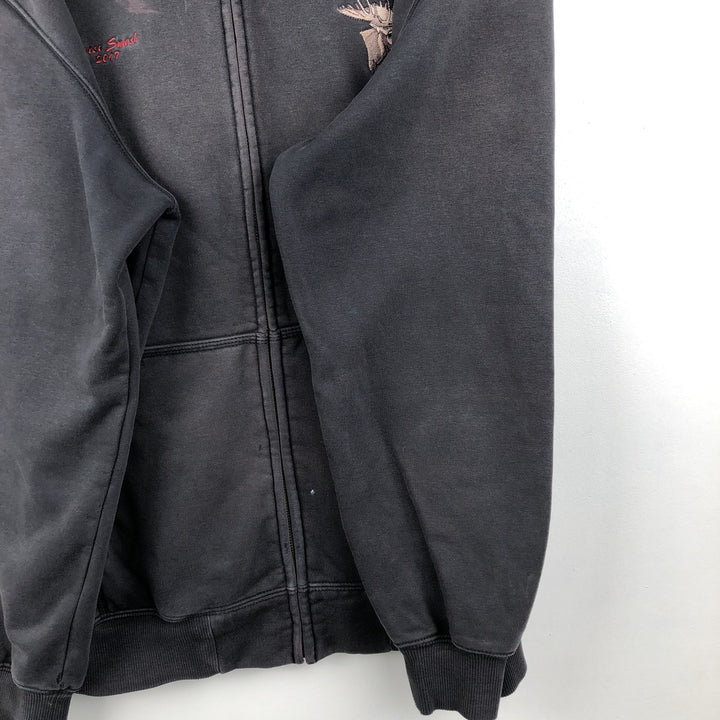 Carhartt ORIGINAL FIT Sweat Full-Zip Hoodie, Men's Size L (Equivalent) cotton black type Vintage Second Hand
