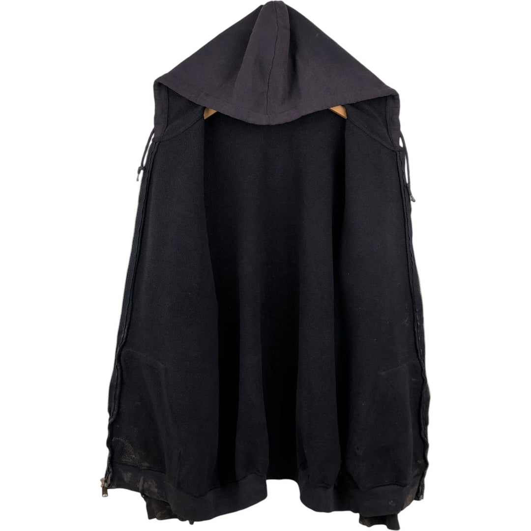 Carhartt full-zip sweatshirt hoodie, men's size L (approx.) cotton black type Vintage Second Hand
