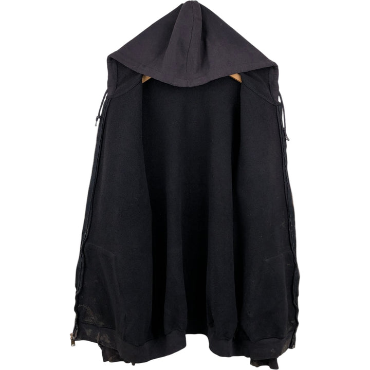 Carhartt full-zip sweatshirt hoodie, men's size L (approx.) cotton black type Vintage Second Hand