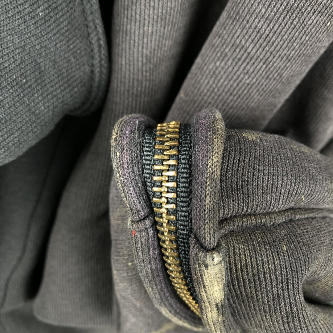 Carhartt full-zip sweatshirt hoodie, men's size L (approx.) cotton black type Vintage Second Hand