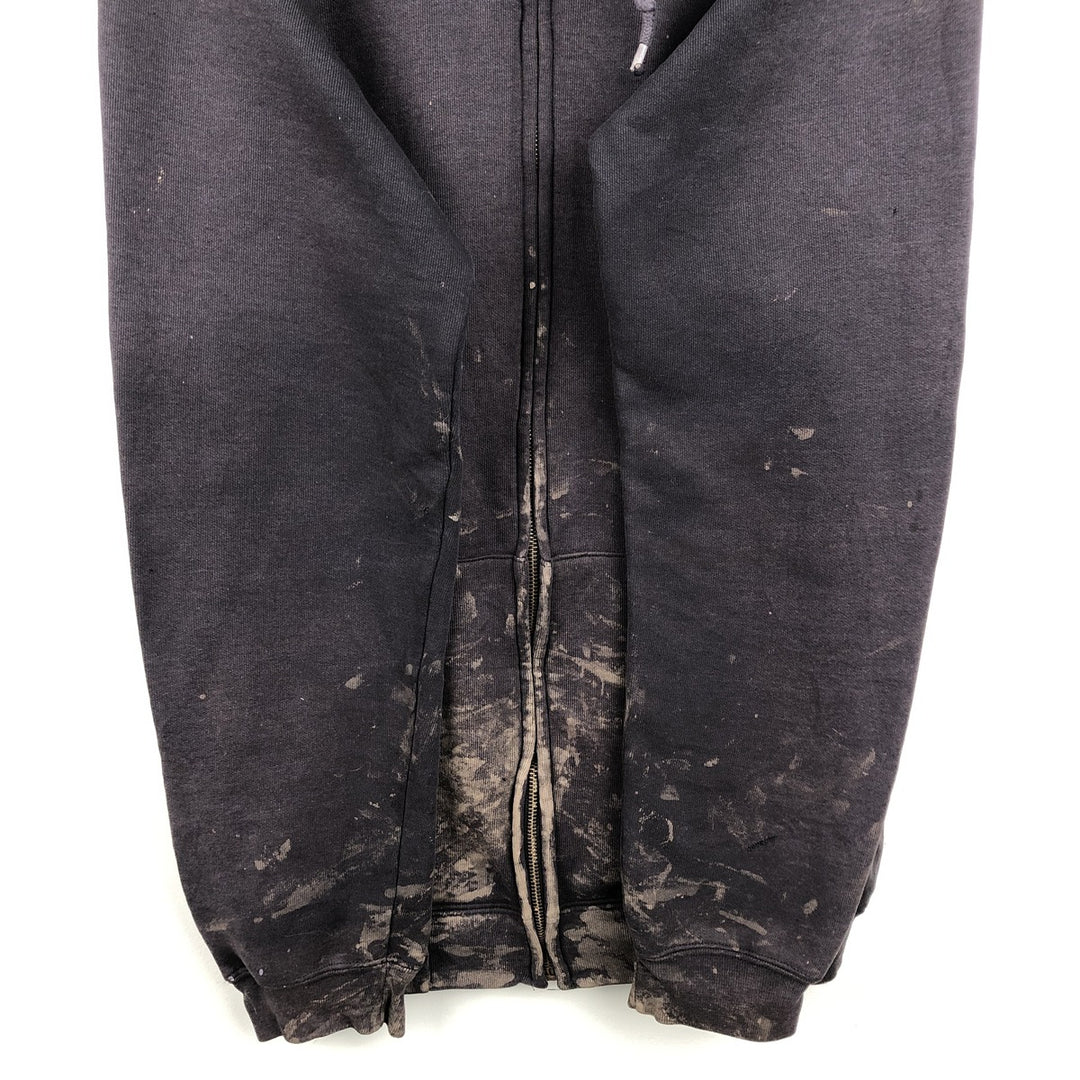 Carhartt full-zip sweatshirt hoodie, men's size L (approx.) cotton black type Vintage Second Hand