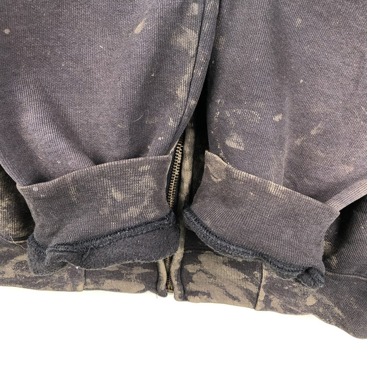 Carhartt full-zip sweatshirt hoodie, men's size L (approx.) cotton black type Vintage Second Hand