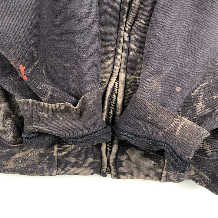 Carhartt full-zip sweatshirt hoodie, men's size L (approx.) cotton black type Vintage Second Hand