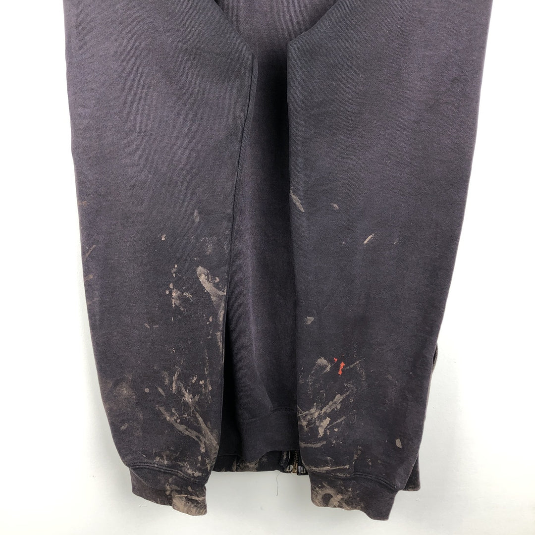 Carhartt full-zip sweatshirt hoodie, men's size L (approx.) cotton black type Vintage Second Hand