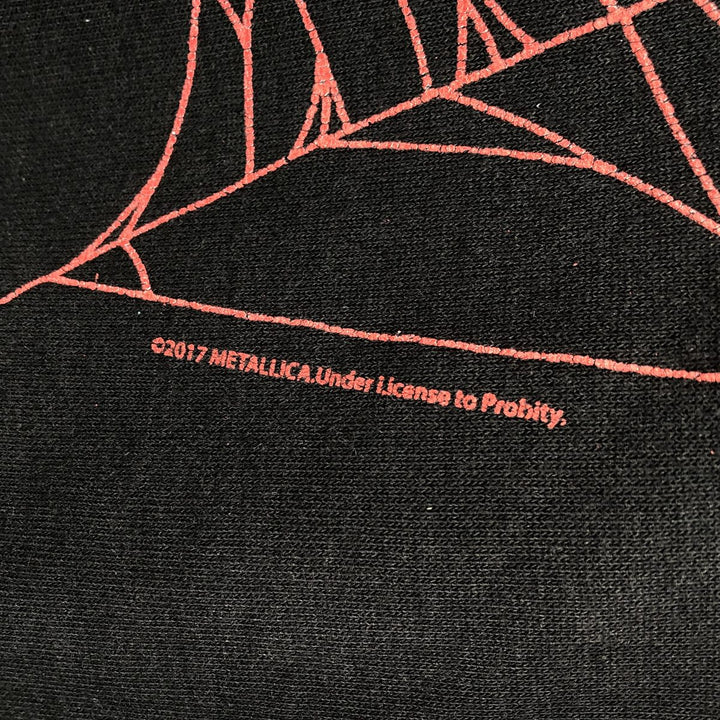 Metallica plain full-zip sweatshirt hoodie, men's size S. cotton black type Vintage Second Hand