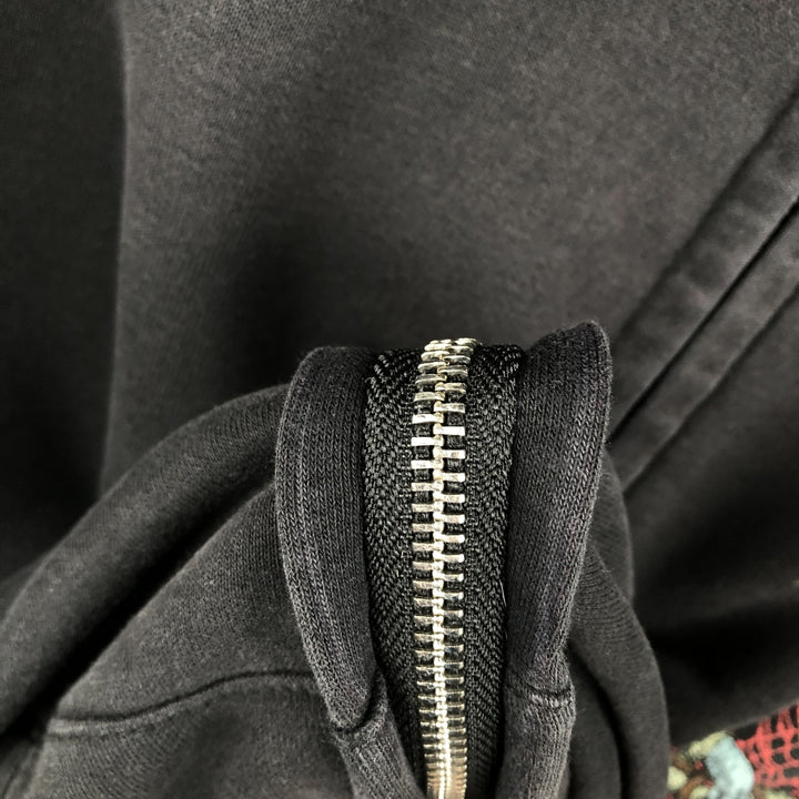 Metallica plain full-zip sweatshirt hoodie, men's size S. cotton black type Vintage Second Hand