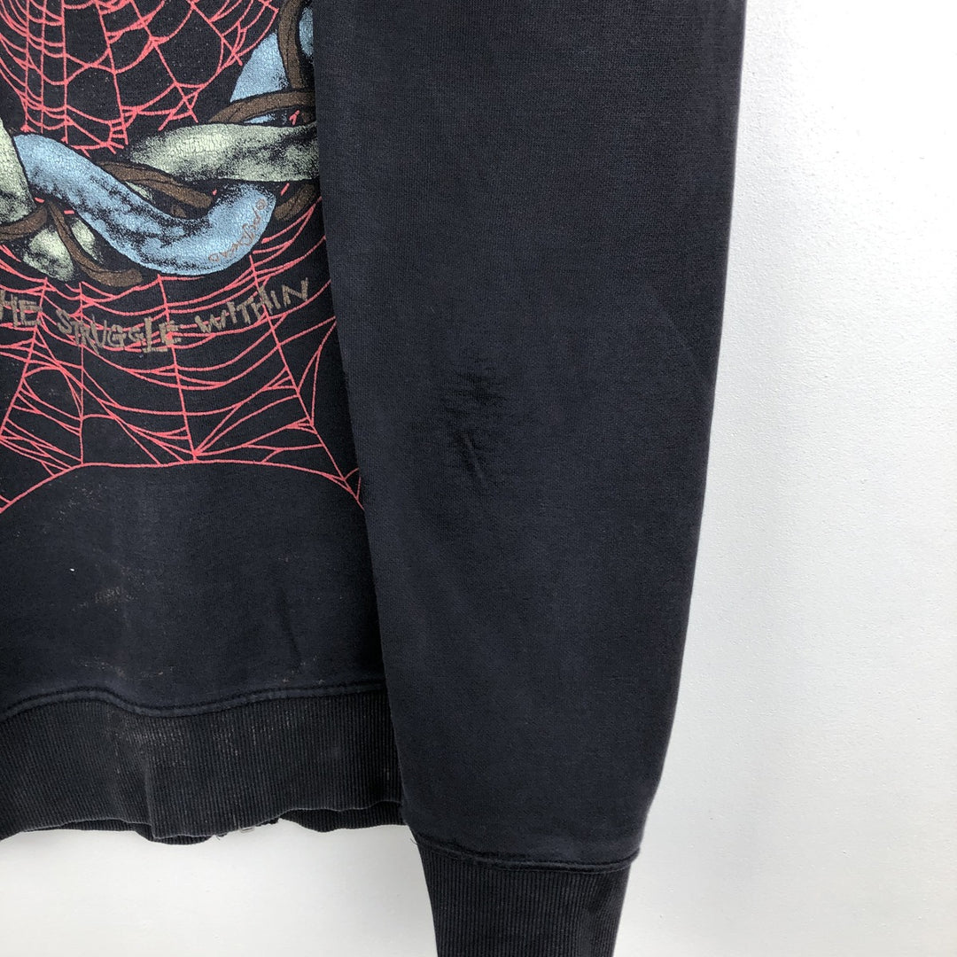 Metallica plain full-zip sweatshirt hoodie, men's size S. cotton black type Vintage Second Hand