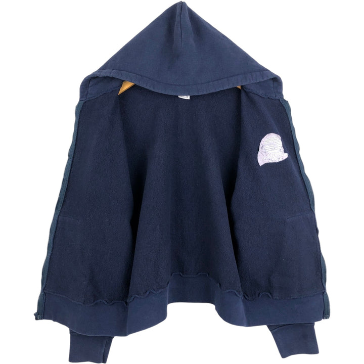 90'S CAMBER Advertising Full-Zip Sweatshirt Hoodie, Made in USA, Men's XL equivalent, Vintage cotton navy blue type Vintage Second Hand
