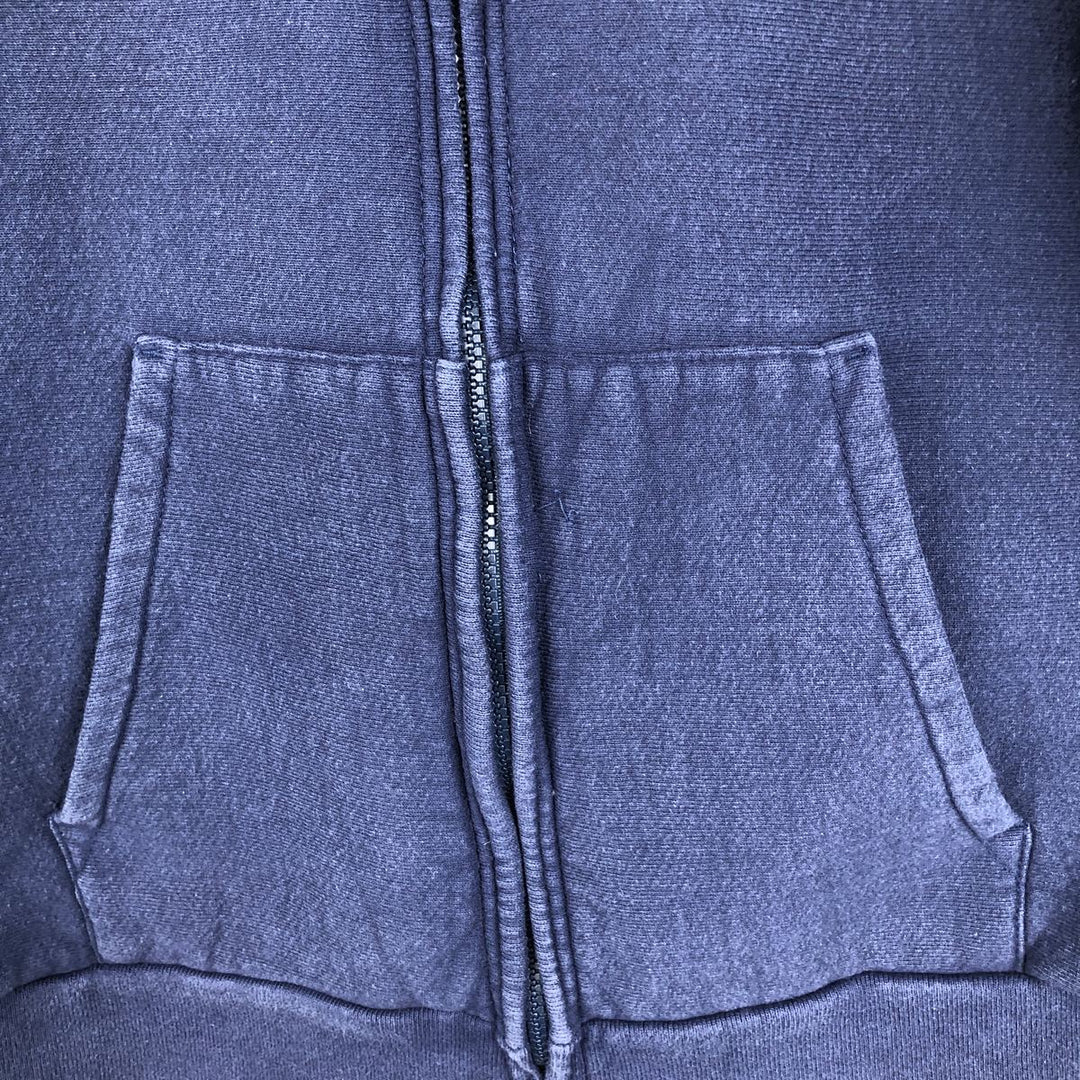 90'S CAMBER Advertising Full-Zip Sweatshirt Hoodie, Made in USA, Men's XL equivalent, Vintage cotton navy blue type Vintage Second Hand