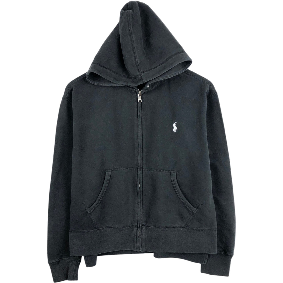 Ralph Lauren POLO RALPH LAUREN Sweat Full Zip Hoodie Men's M cotton black type Vintage Second Hand