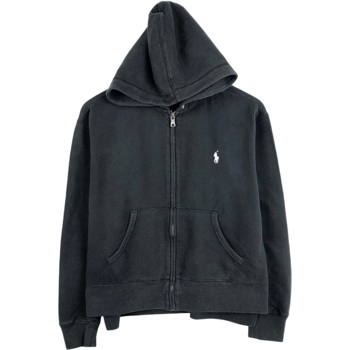 Ralph Lauren POLO RALPH LAUREN Sweat Full Zip Hoodie Men's M cotton black type Vintage Second Hand