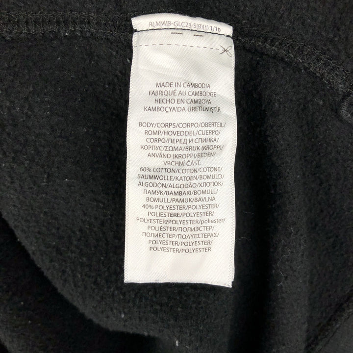 Ralph Lauren POLO RALPH LAUREN Sweat Full Zip Hoodie Men's M cotton black type Vintage Second Hand