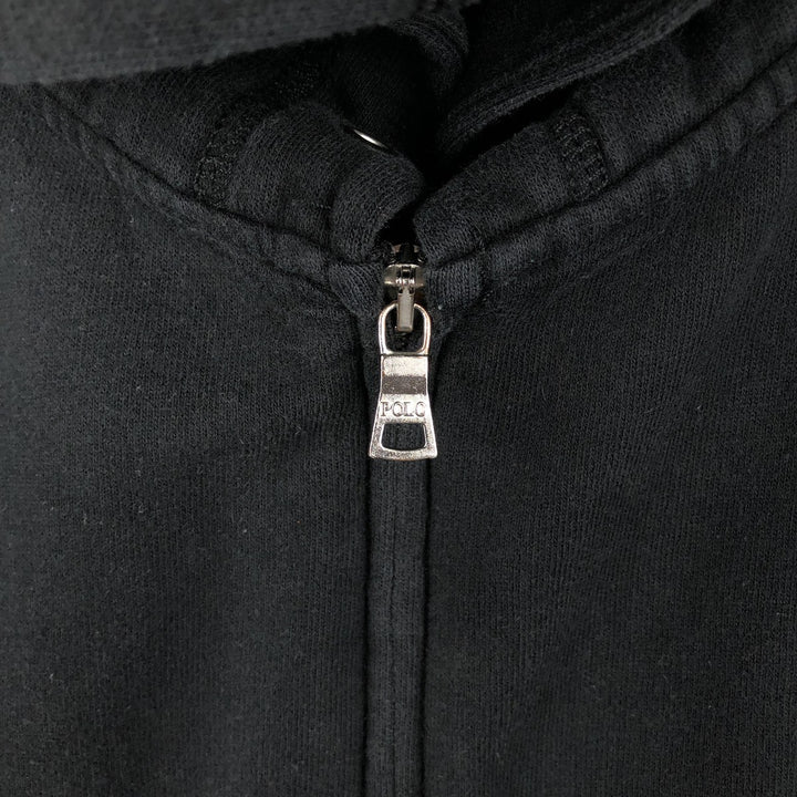 Ralph Lauren POLO RALPH LAUREN Sweat Full Zip Hoodie Men's M cotton black type Vintage Second Hand