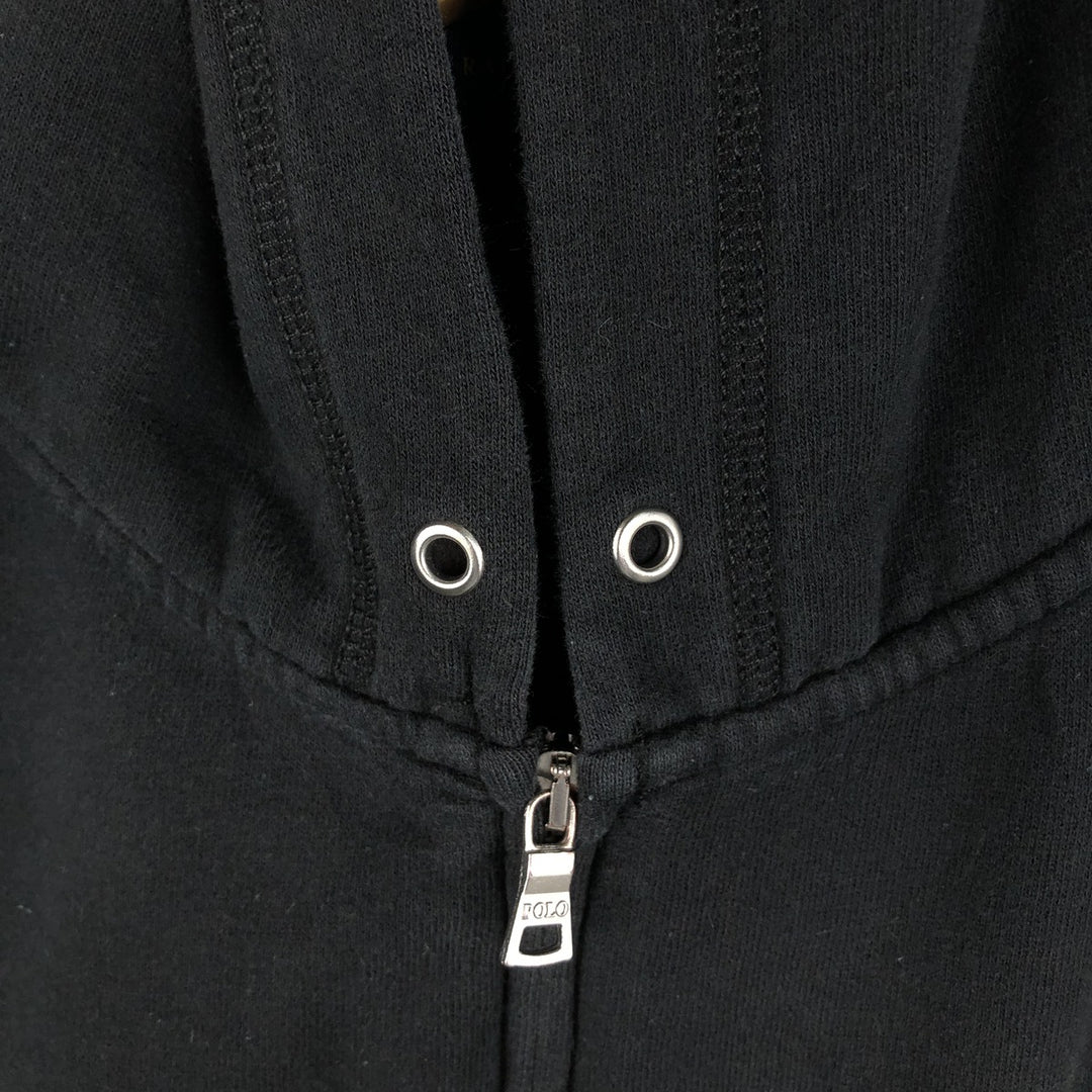 Ralph Lauren POLO RALPH LAUREN Sweat Full Zip Hoodie Men's M cotton black type Vintage Second Hand