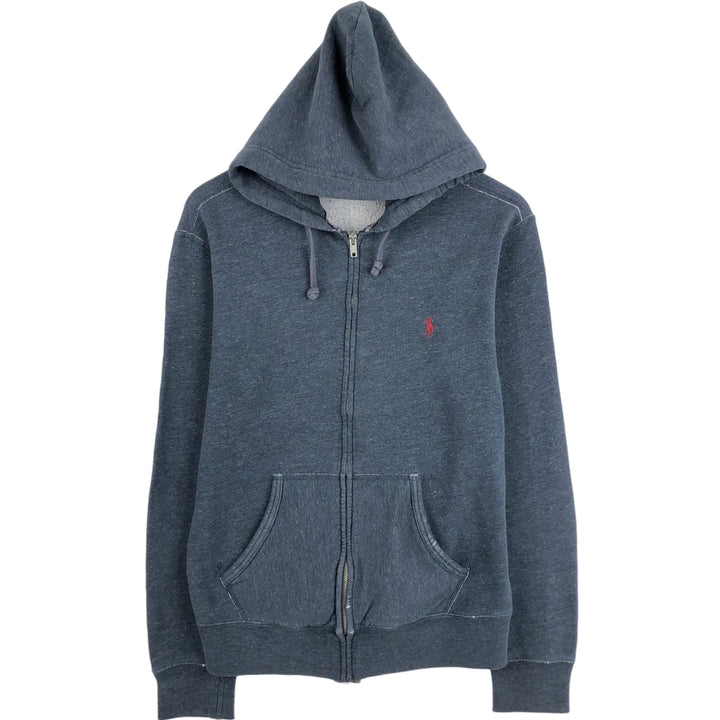 Ralph Lauren POLO RALPH LAUREN Sweat Full Zip Hoodie Men's M cotton Charcoal Vintage Second Hand