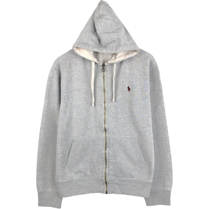 Ralph Lauren POLO RALPH LAUREN Sweat Full Zip Hoodie Men's L size cotton gray type Vintage Second Hand