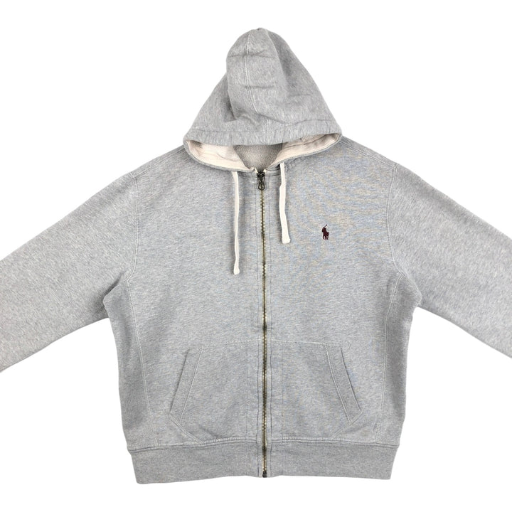 Ralph Lauren POLO RALPH LAUREN Sweat Full Zip Hoodie Men's L size cotton gray type Vintage Second Hand