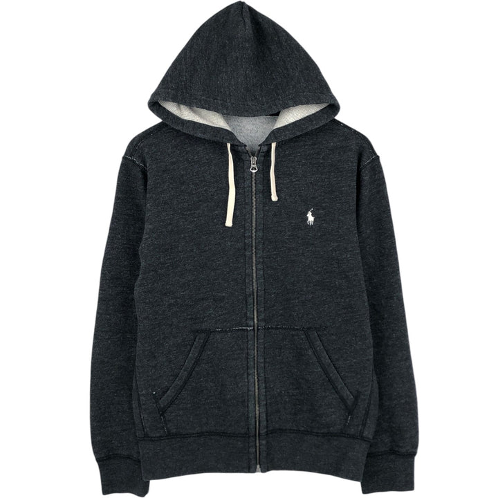 Ralph Lauren POLO RALPH LAUREN Sweat Full Zip Hoodie Men's M cotton black type Vintage Second Hand