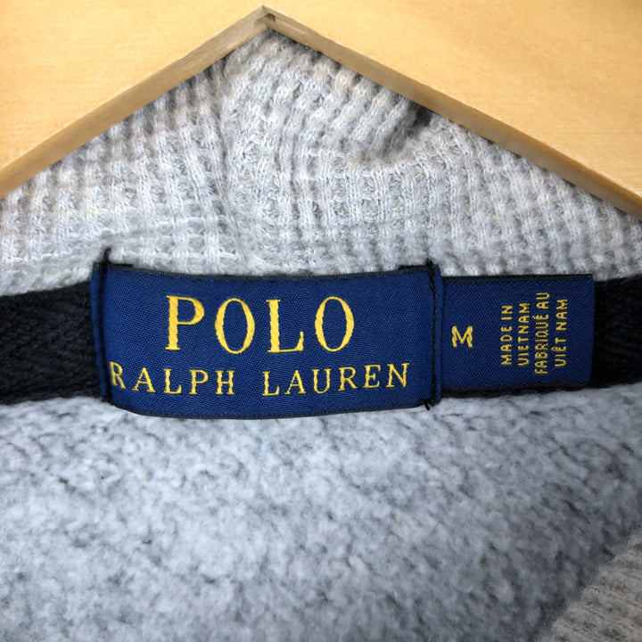 Ralph Lauren POLO RALPH LAUREN Sweat Full Zip Hoodie Men's M cotton black type Vintage Second Hand