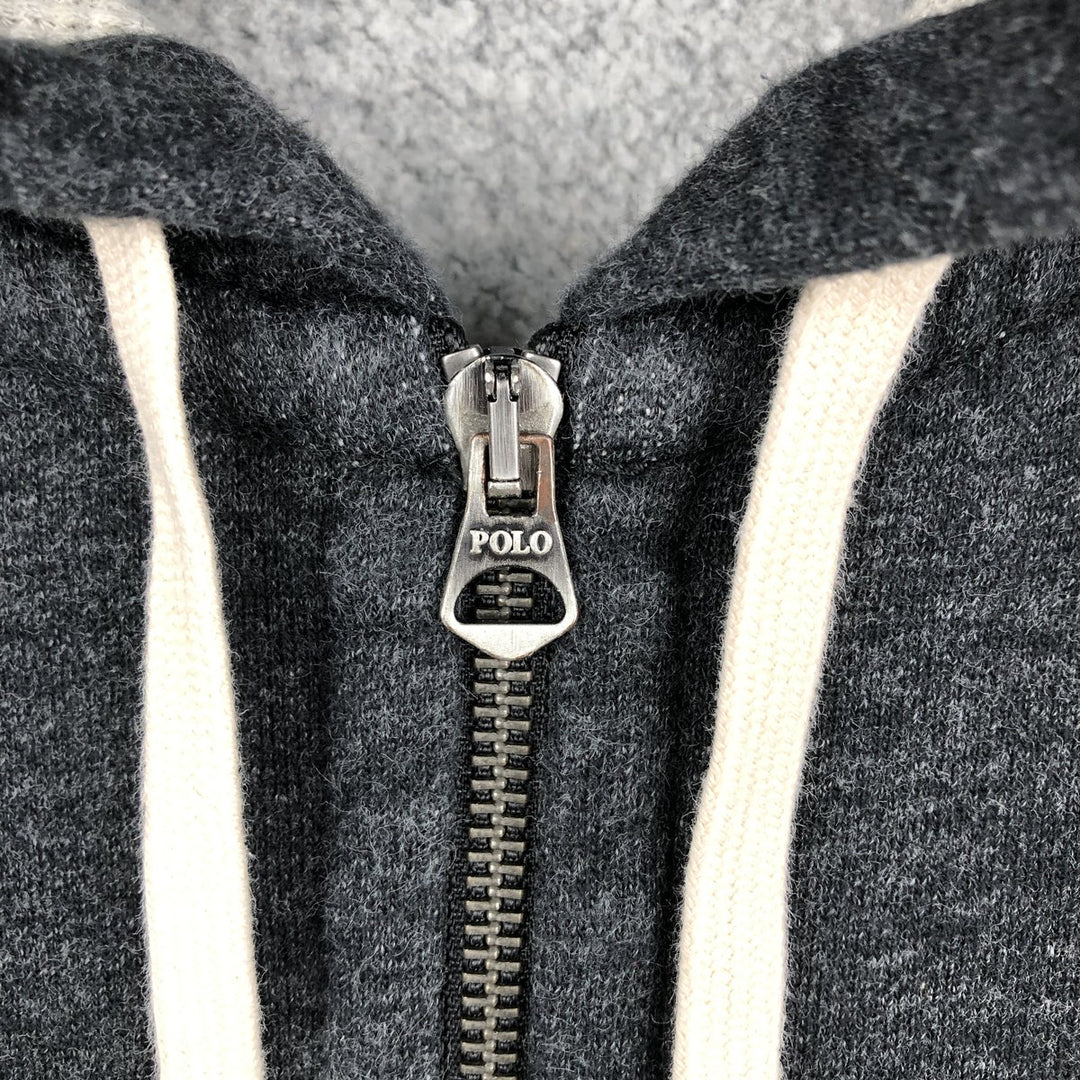 Ralph Lauren POLO RALPH LAUREN Sweat Full Zip Hoodie Men's M cotton black type Vintage Second Hand
