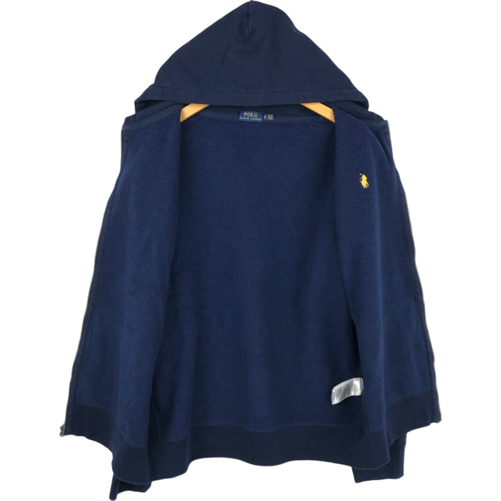 Ralph Lauren POLO RALPH LAUREN Sweat Full Zip Hoodie Men's XL cotton navy blue type Vintage Second Hand