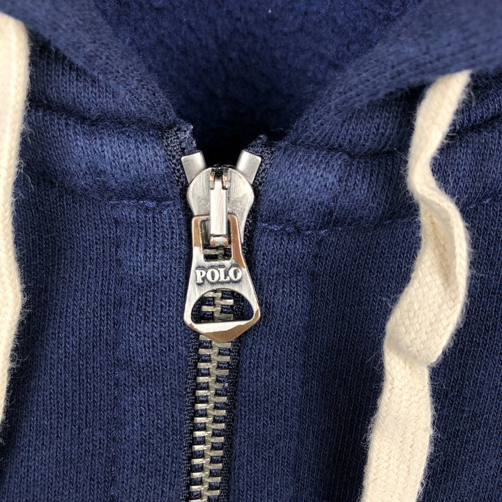 Ralph Lauren POLO RALPH LAUREN Sweat Full Zip Hoodie Men's XL cotton navy blue type Vintage Second Hand
