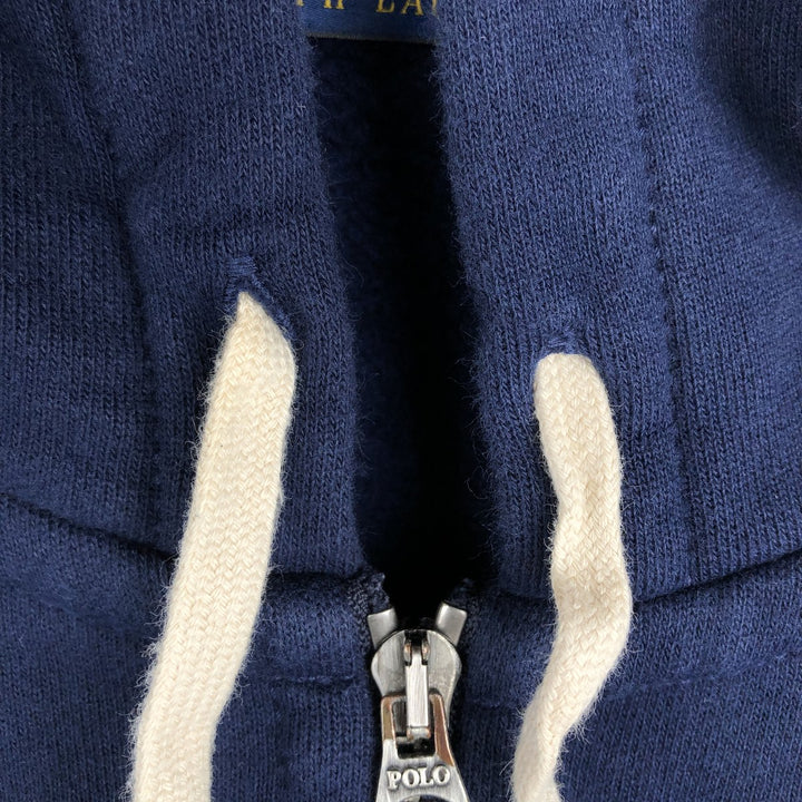 Ralph Lauren POLO RALPH LAUREN Sweat Full Zip Hoodie Men's XL cotton navy blue type Vintage Second Hand