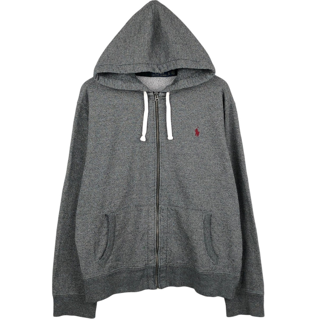 Ralph Lauren POLO RALPH LAUREN Sweat Full Zip Hoodie Men's XL cotton gray type Vintage Second Hand