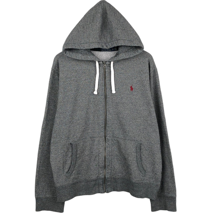 Ralph Lauren POLO RALPH LAUREN Sweat Full Zip Hoodie Men's XL cotton gray type Vintage Second Hand