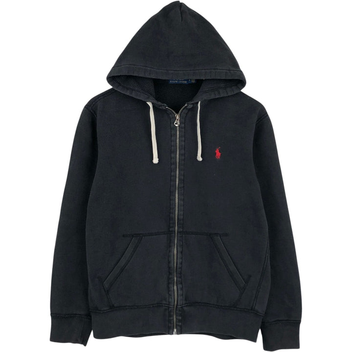 Ralph Lauren POLO RALPH LAUREN Sweat Full Zip Hoodie Men's M cotton black type Vintage Second Hand