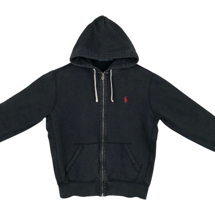 Ralph Lauren POLO RALPH LAUREN Sweat Full Zip Hoodie Men's M cotton black type Vintage Second Hand
