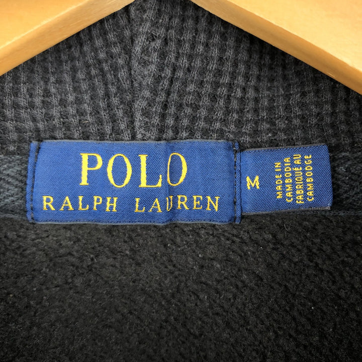 Ralph Lauren POLO RALPH LAUREN Sweat Full Zip Hoodie Men's M cotton black type Vintage Second Hand