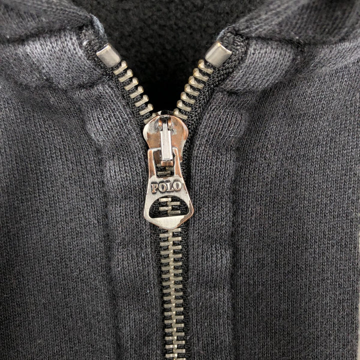 Ralph Lauren POLO RALPH LAUREN Sweat Full Zip Hoodie Men's M cotton black type Vintage Second Hand