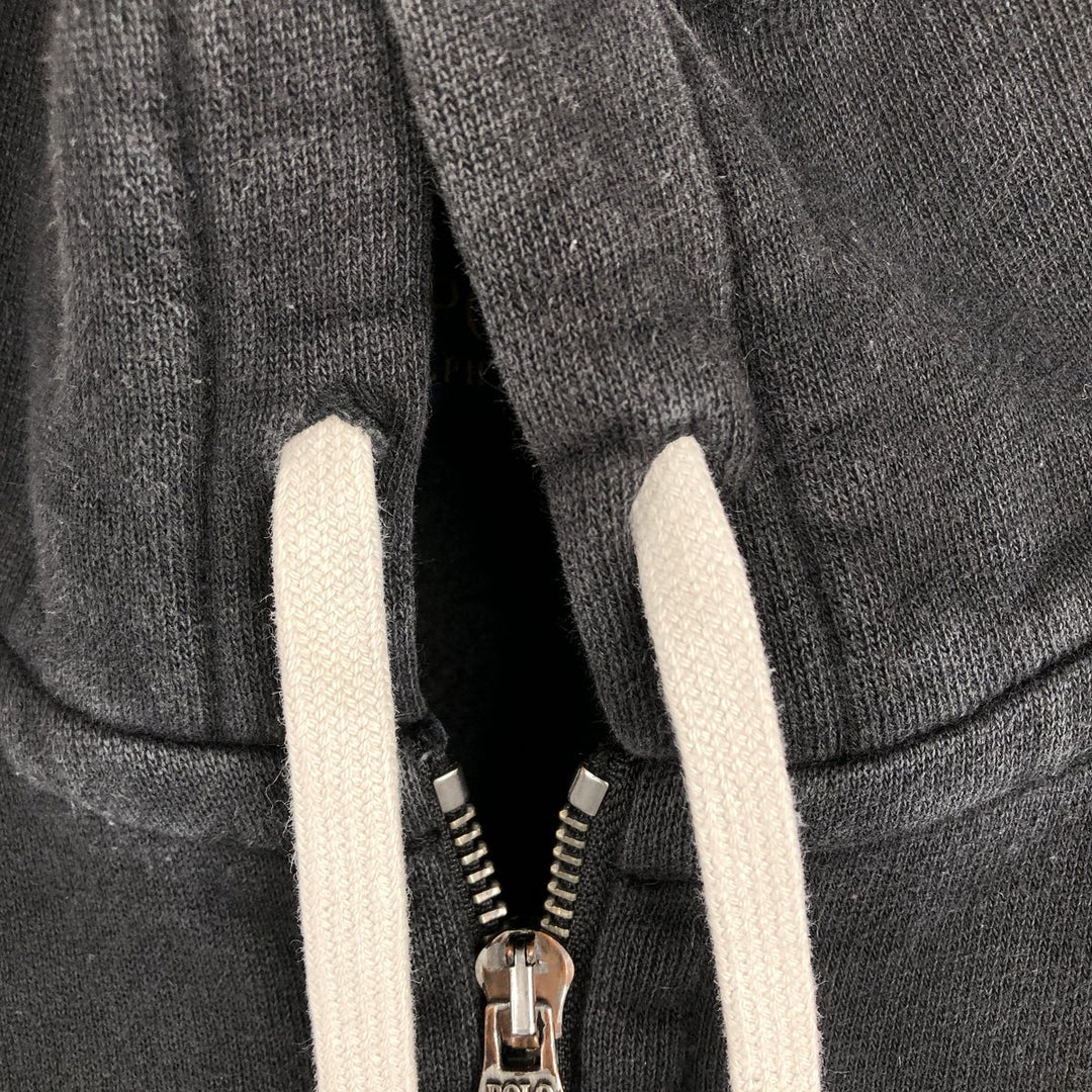 Ralph Lauren POLO RALPH LAUREN Sweat Full Zip Hoodie Men's M cotton black type Vintage Second Hand