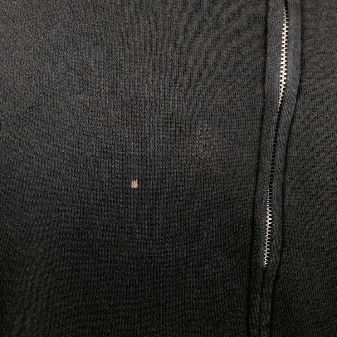 Harley-Davidson Sweat Full Zip Hoodie Men's L size cotton black type Vintage Second Hand