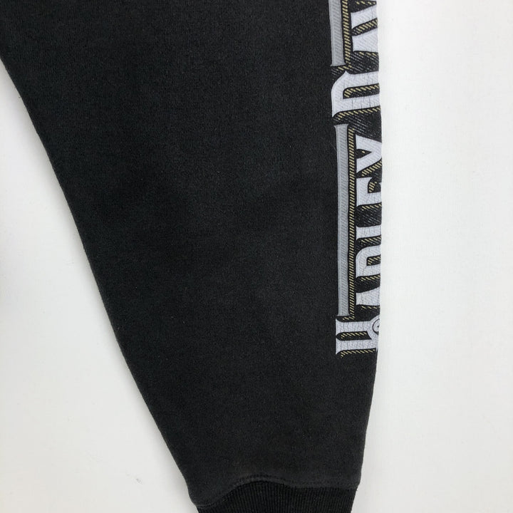Harley-Davidson Sweat Full Zip Hoodie Men's L size cotton black type Vintage Second Hand
