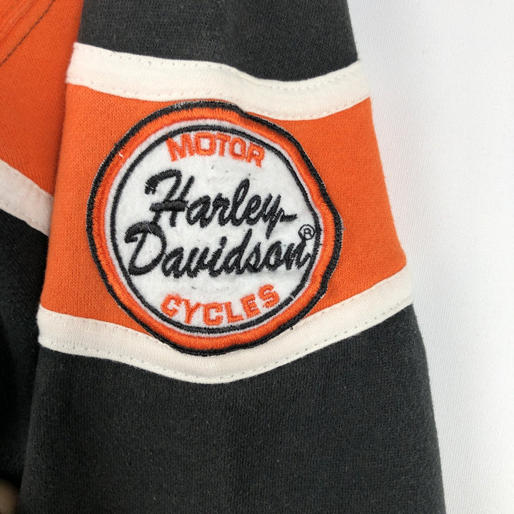 Harley-Davidson full-zip sweatshirt, men's size M unclear black type Vintage Second Hand