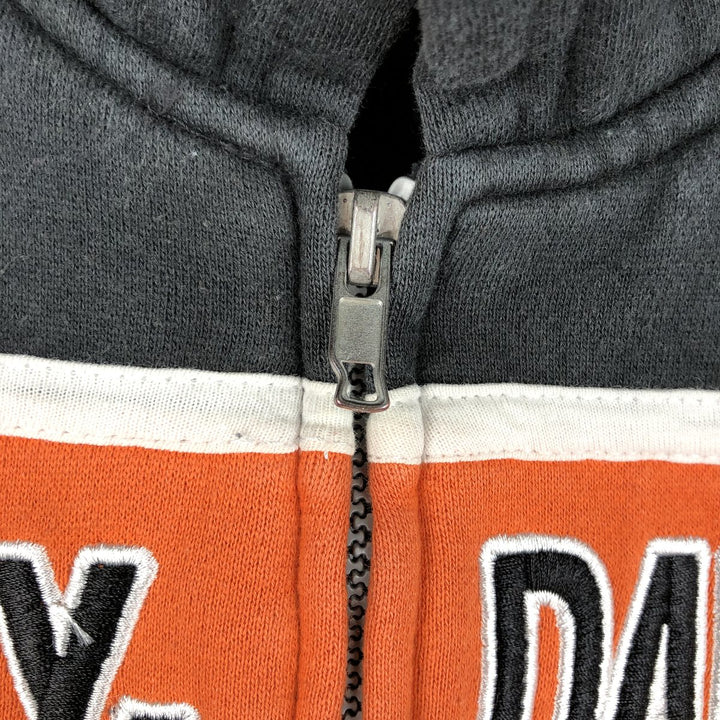 Harley-Davidson full-zip sweatshirt, men's size M unclear black type Vintage Second Hand