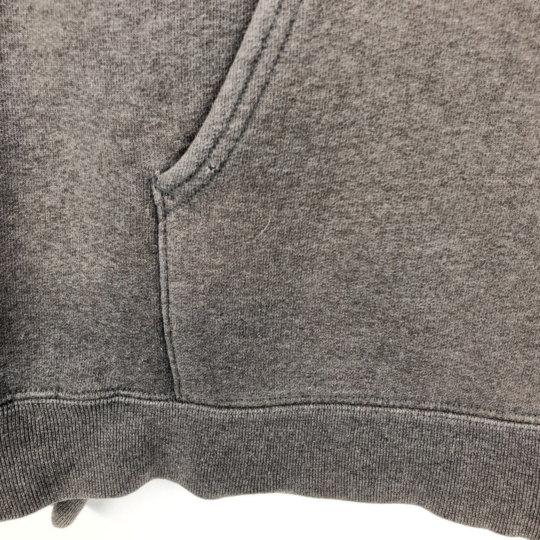 Harley-Davidson Men's Full-Zip Hoodie (XL) cotton Charcoal Vintage Second Hand