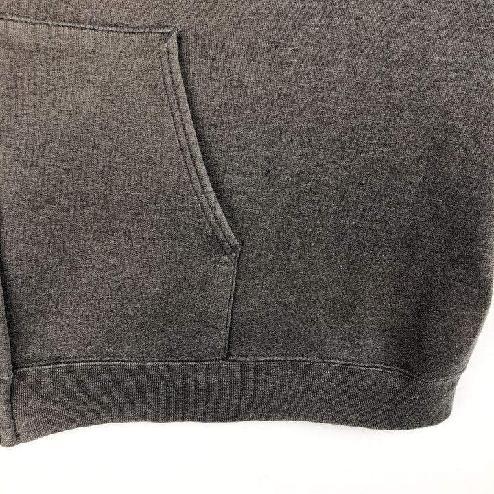 Harley-Davidson Men's Full-Zip Hoodie (XL) cotton Charcoal Vintage Second Hand