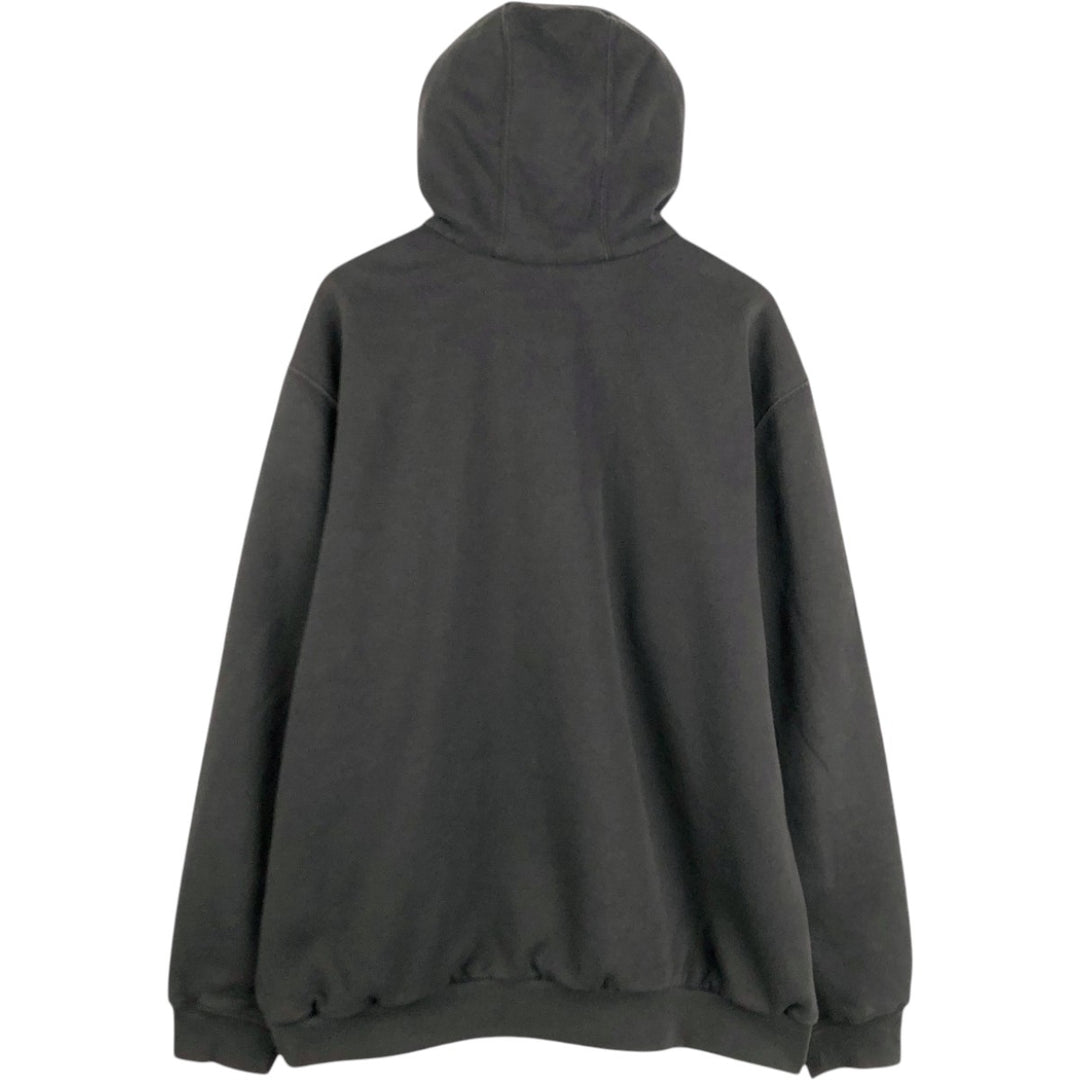 Carhartt RAIN DEFENDER Full-Zip Sweatshirt Hoodie (Men's Size XL) cotton Charcoal Vintage Second Hand